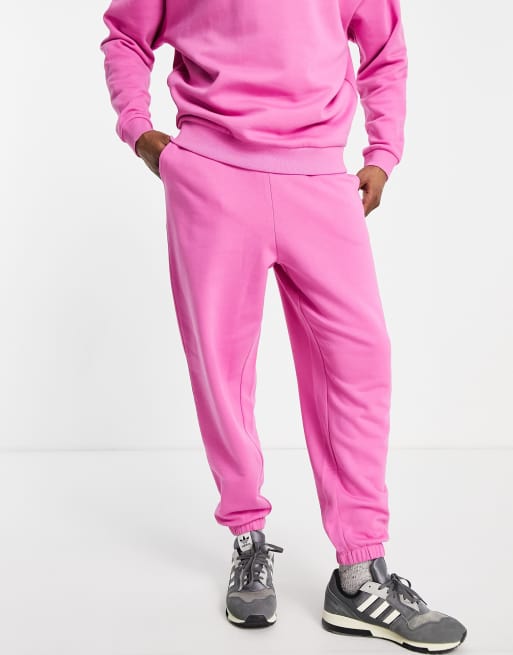 Dark store pink joggers