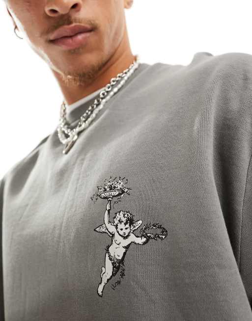 Grey cherub sweatshirt sale