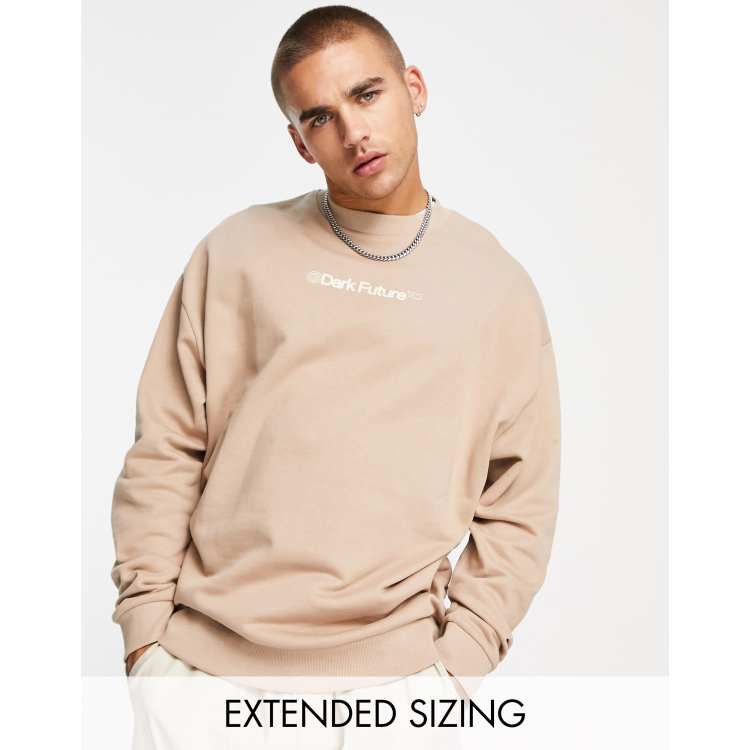 Taupe discount crewneck sweatshirt