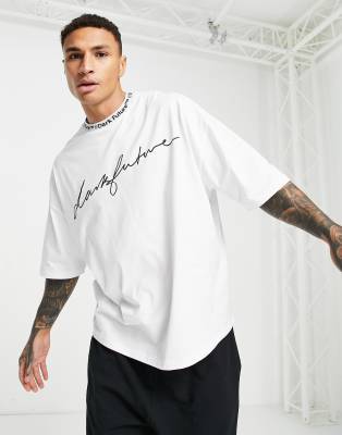 ASOS Asos Dark Future Oversized T-shirt With Small Logo Chest