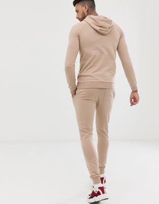 dark beige tracksuit