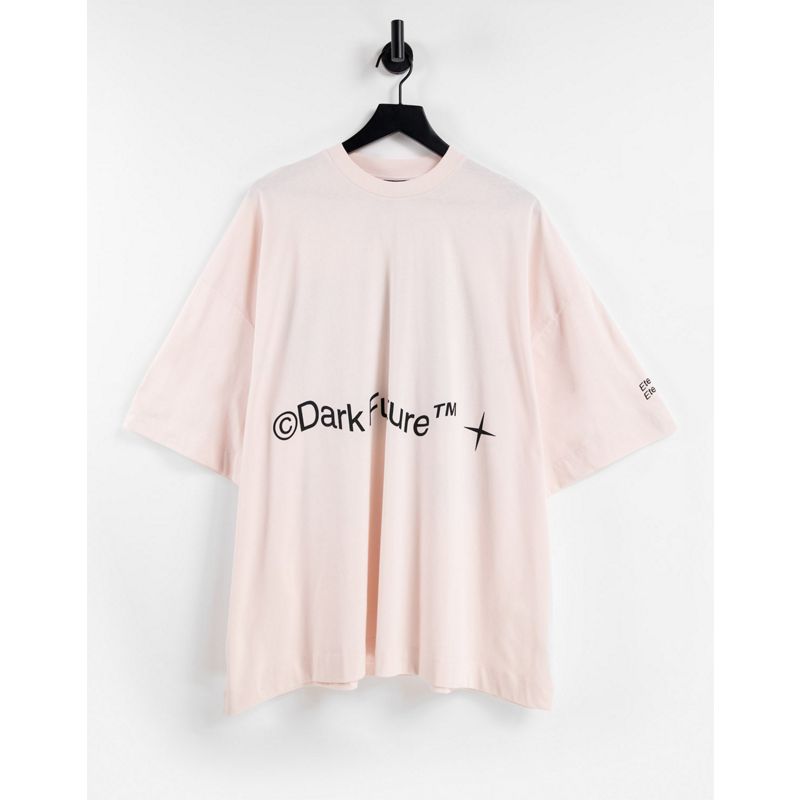 T-shirt e Canotte Uomo Dark Future - Coordinato rosa conchiglia con stampa del logo