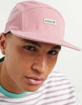 asos pink cap