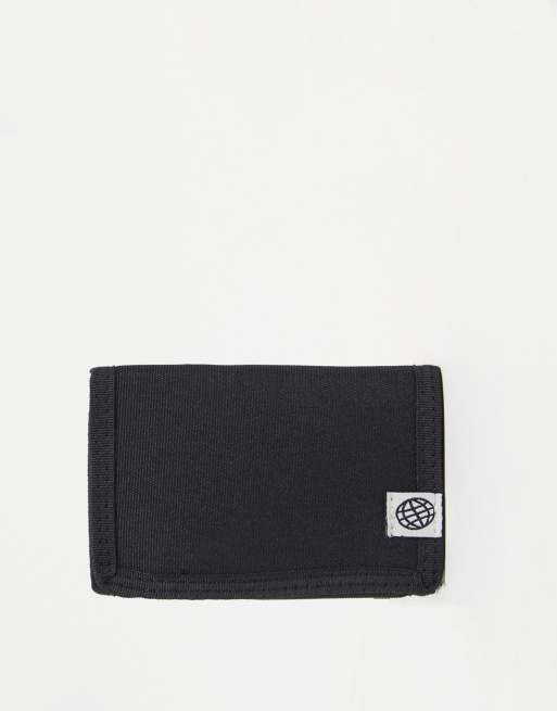 ASOS - Day Social - Portafoglio in nylon con impunture, colore nero