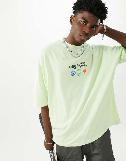 T-shirt med peace tryck new arrivals
