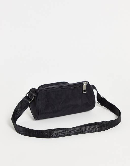 Mini black nylon bumbag