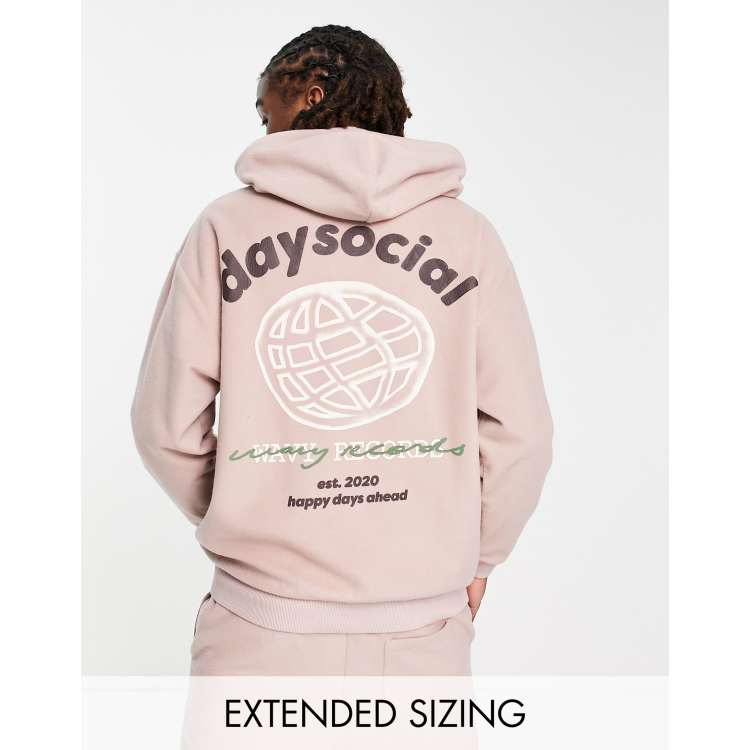 Asos day discount social oversized hoodie