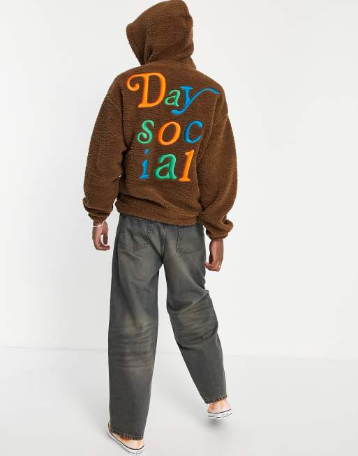 Asos day social oversized hoodie deals