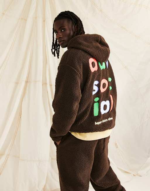 Teddy shop hoodie asos