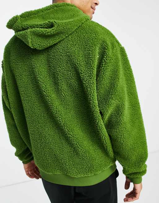 Green on sale teddy hoodie