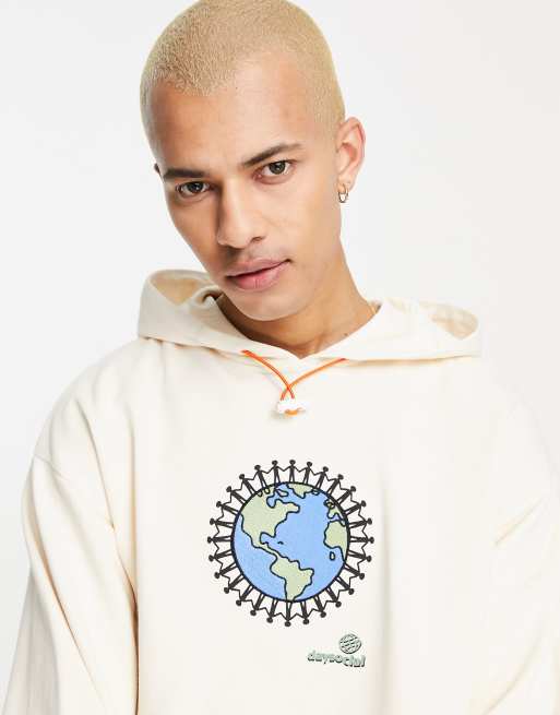 Asos day social online oversized hoodie