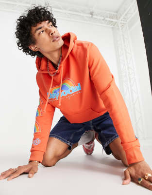 orange hoodie asos