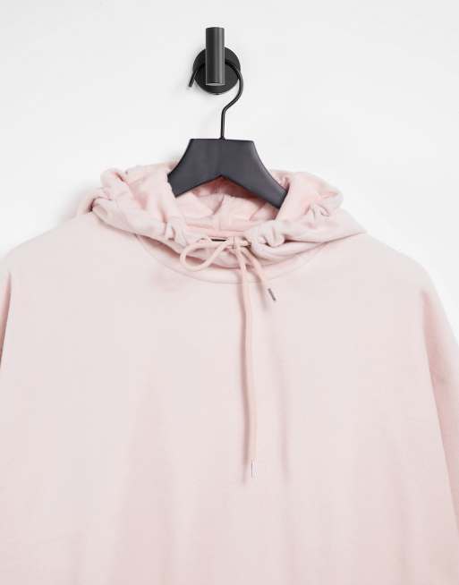 ASOS Daysocial - Sweat à capuche oversize en polaire à broderies au dos, 3 de 4