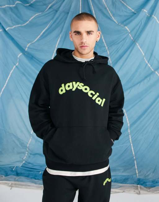 Asos day social oversized hoodie hotsell