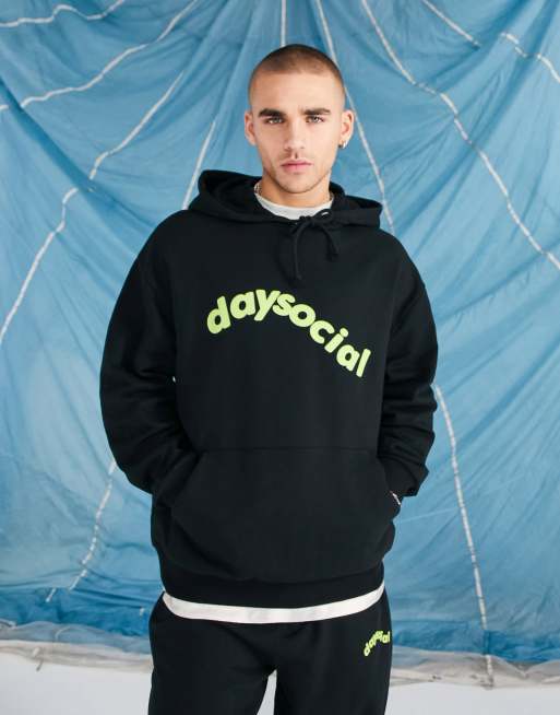 Asos day social online oversized hoodie