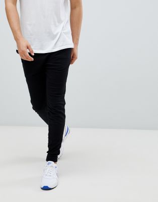 asos black skinny joggers