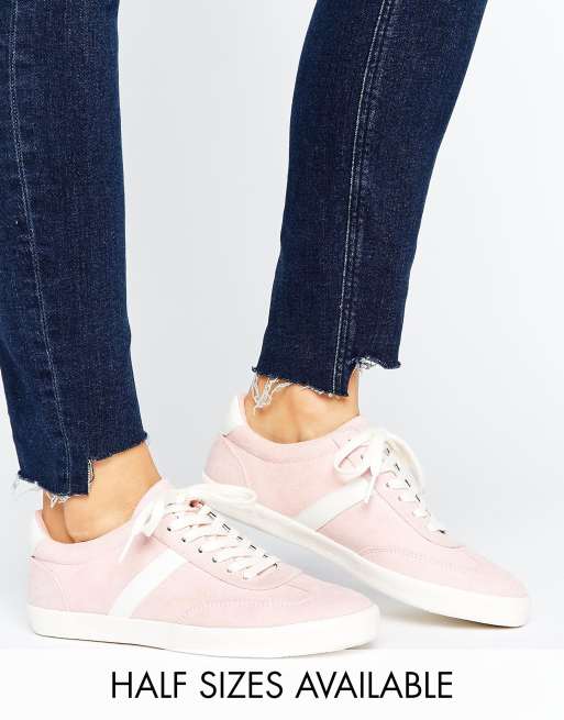 ASOS DELPHINE Stripe Lace Up Trainers ASOS