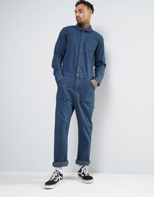 denim boiler suit asos