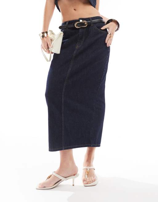Denim pencil skirt asos sale