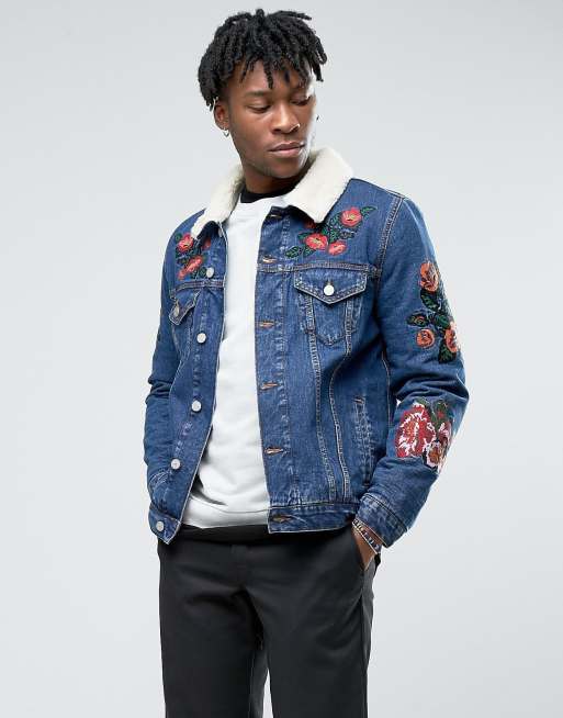 Mens jean 2024 jacket asos