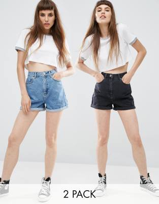 asos jean shorts