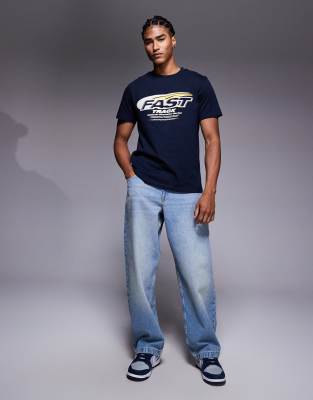 Asos Design Asos Desgin T-shirt With Sports Graphic In Multi