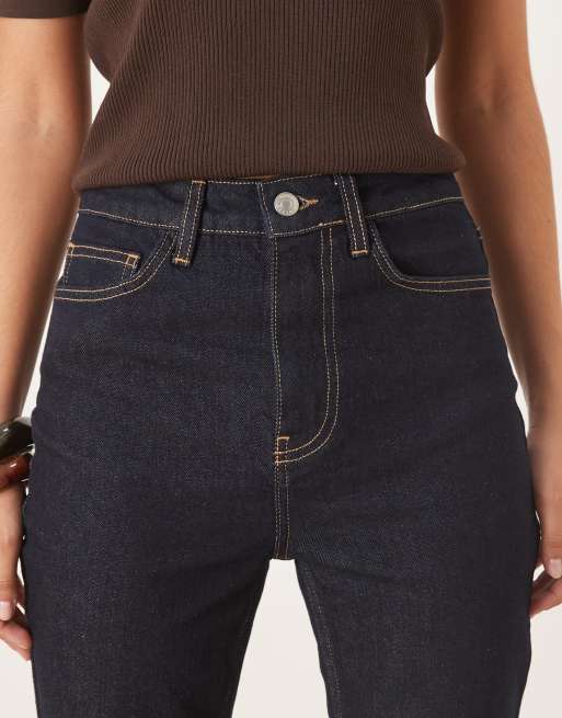 ASOS DESIGH high rise bootcut flare jeans in rinse wash, 4 of 5