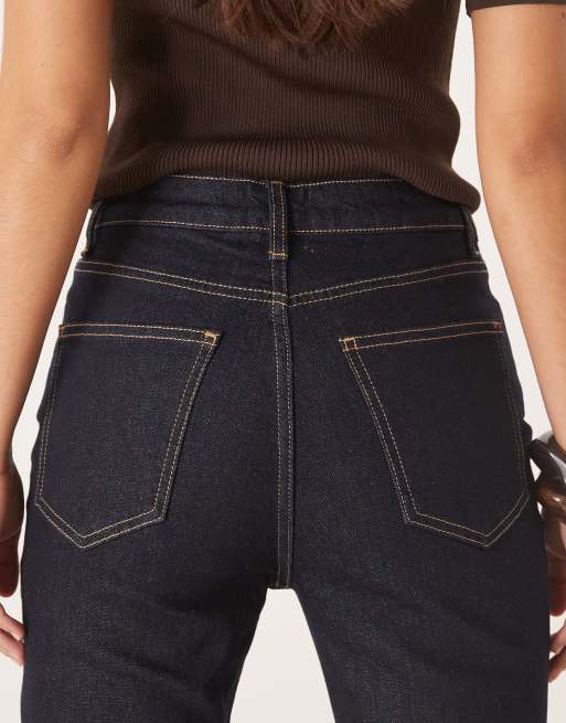 ASOS DESIGH high rise bootcut flare jeans in rinse wash, 5 of 5