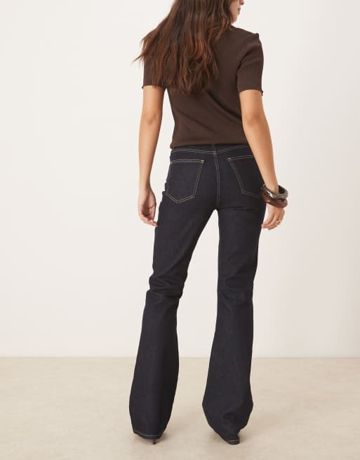 ASOS DESIGH high rise bootcut jeans in rinse wash, 3 of 5
