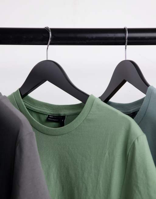 ASOS DESIGN 10 pack muscle fit t-shirt with crew neck in multiple colors, 4 of 4