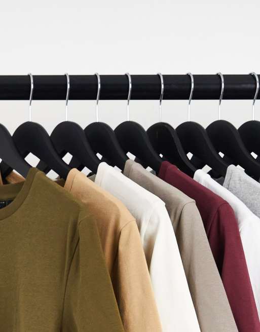 ASOS DESIGN – 10er-Pack Muskelshirts in verschiedenen Farben mit Rundhalsausschnitt, 3 von 4