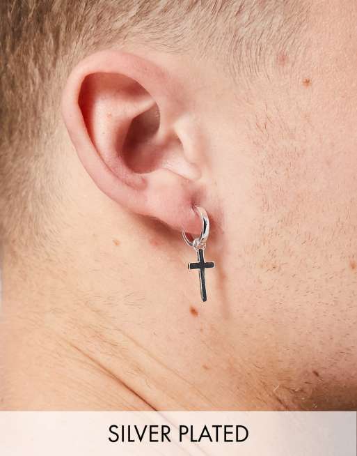 Real cross online earrings