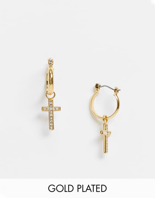 Asos deals cross earrings