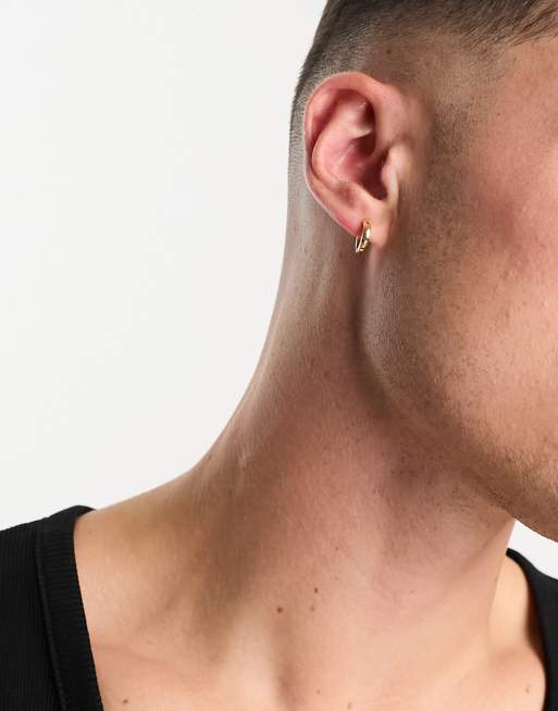 ASOS DESIGN - 14 karat forgyldte hoop-øreringe på 9 mm, 2 af 4