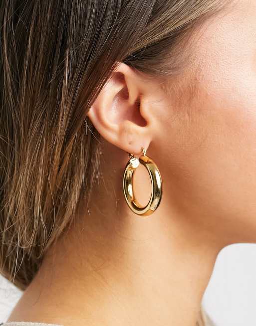 35mm 14k deals gold hoop earrings