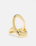 [ASOS DESIGN] ASOS DESIGN 14k gold plated abstract ring XS Gold