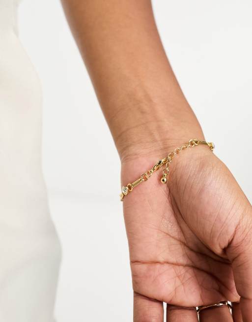 14k Gold-Filled Crystal Bracelet