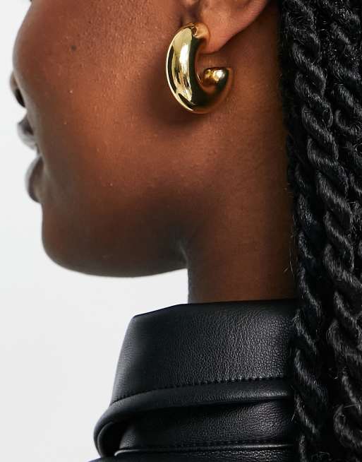 Gold hoops asos clearance