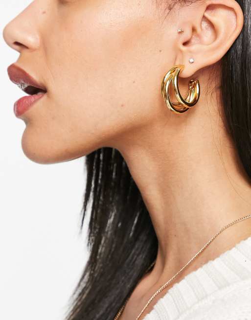 Asos deals gold earrings