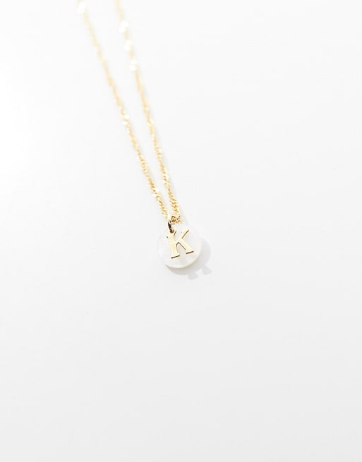 Asos on sale initial necklace