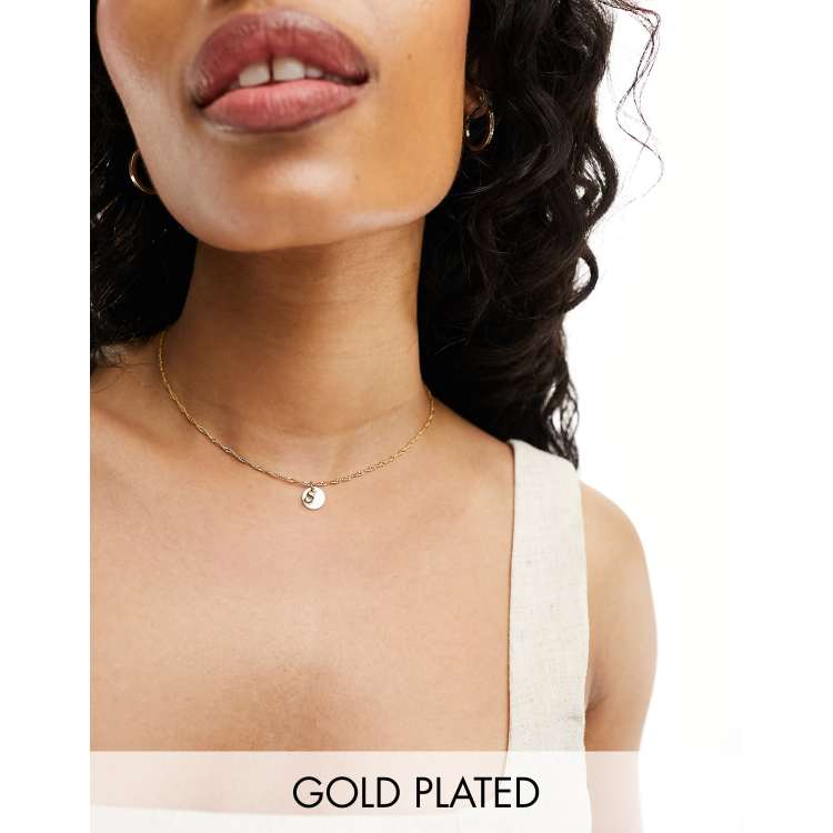 Asos initial necklace sales
