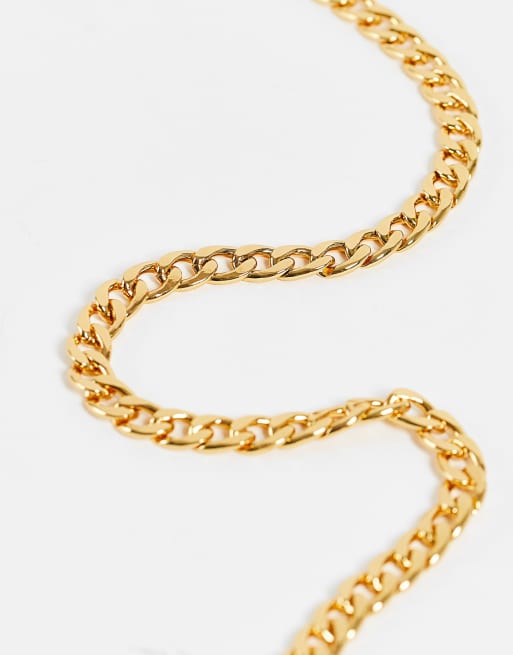 Asos gold hot sale plated necklace