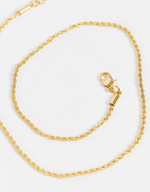 Asos gold hot sale plated necklace