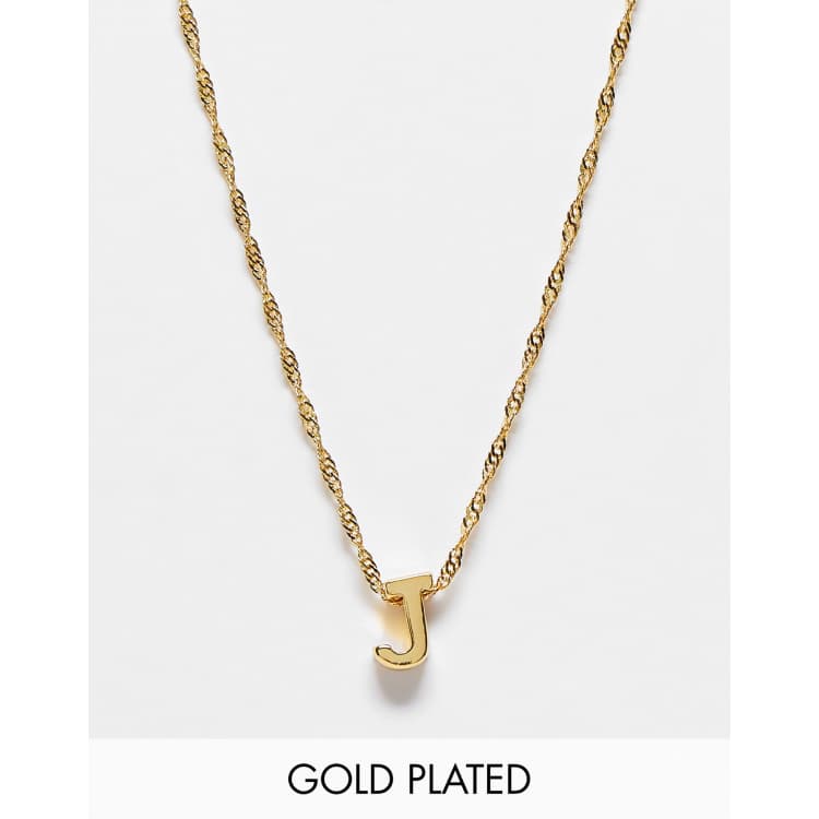 Asos hot sale initial necklace