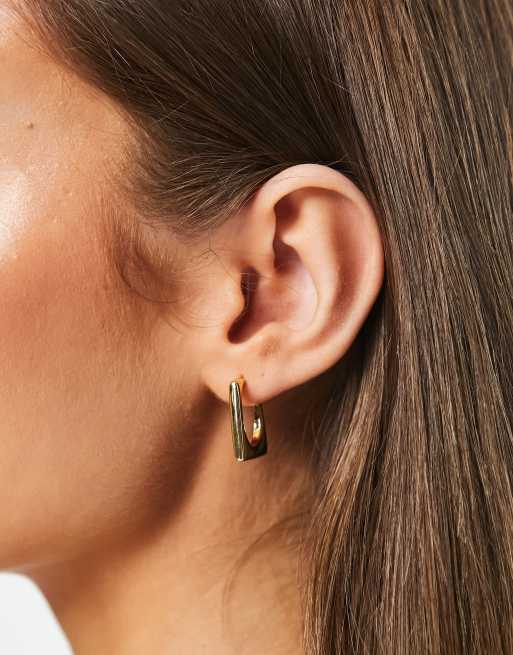 Asos gold plated on sale earrings