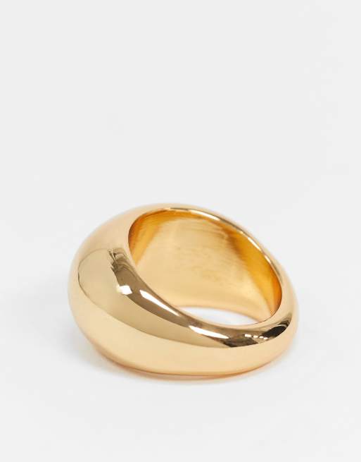 Onveilig Minnaar Vermelding ASOS DESIGN 14k gold plated ring in bubble design | ASOS