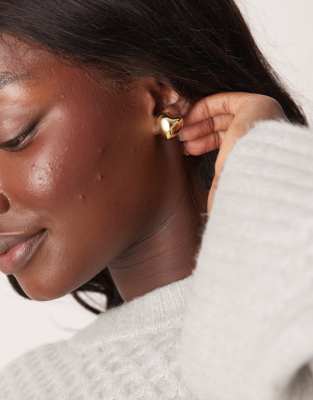 ASOS DESIGN 14k gold plated...