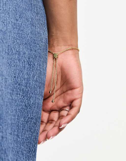 ASOS DESIGN – 14k guldpläterat armband med stjärntecknet Tvillingarna, 2 av 4