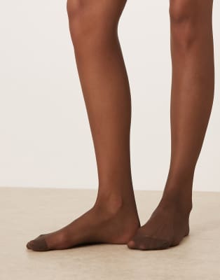 Asos Design 15 Denier Tights In Black