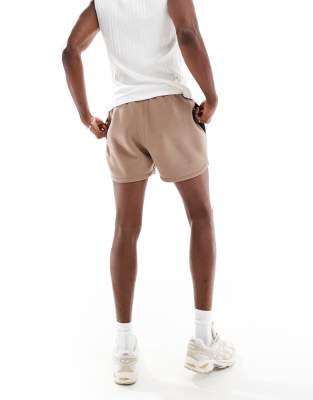 Asos Design 17cm Shorts With Curved Hem
